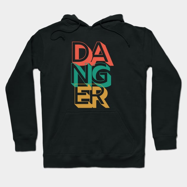 Retro Danger Hoodie by Rev Store